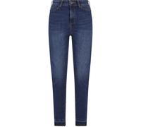 Bequeme Jeans URBAN CLASSICS "Urban Classics Damen Skinny Fit Jeans", Damen, Gr. 31, Normalgrößen, dunkelblau washed, 98% Baumwolle, 2% Elasthan, unifarben, Jeans (27750047-31) dunkelblau washed
