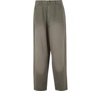 Bequeme Jeans URBAN CLASSICS "Urban Classics Herren 90‘s Jeans", Herren, Gr. 30, Normalgrößen, grau (paleolive), 100% Baumwolle, unifarben, Jeans (68685304-30) paleolive