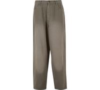 Bequeme Jeans URBAN CLASSICS "Urban Classics Herren 90‘s Jeans", Herren, Gr. 30, Normalgrößen, paleolive, 100% Baumwolle, unifarben, Jeans (68685304-30) paleolive