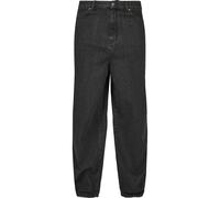 Bequeme Jeans URBAN CLASSICS "Urban Classics Herren 90‘s Jeans", Herren, Gr. 34, Normalgrößen, schwarz (schwarzacid washed), 100% Baumwolle, unifarben, Jeans (26887634-34) schwarzacid washed