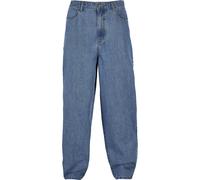 Bequeme Jeans URBAN CLASSICS "Urban Classics Herren 90‘s Jeans", Herren, Gr. 36, Normalgrößen, blau (light blau washed), 100% Baumwolle, unifarben, Jeans (76165523-36) light blau washed