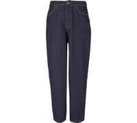 Bequeme Jeans URBAN CLASSICS "Urban Classics Herren 90‘s Jeans", Herren, Gr. 38, Normalgrößen, blau (rinsed denim), 100% Baumwolle, unifarben, Jeans (21526117-38) rinsed denim