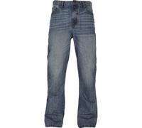 Bequeme Jeans URBAN CLASSICS "Urban Classics Herren Flared Jeans", Herren, Gr. 36, Normalgrößen, sand destroyed washed, 100% Baumwolle, unifarben, Jeans Bequeme Jeans (91010921-36)
