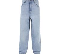 Bequeme Jeans URBAN CLASSICS "Urban Classics Herren Heavy Ounce Baggy Fit Jeans", Herren, Gr. 34, Normalgrößen, new light blau washed, 100% Baumwolle, unifarben, Jeans (51778109-34) new light blau was