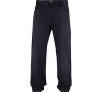 Urban Classics Herren Jeans Heavy Ounce Straight Fit Schwarz Gr. 38 (blackwashed)