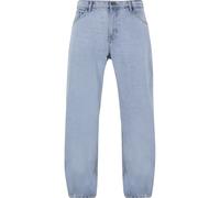 Bequeme Jeans URBAN CLASSICS "Urban Classics Herren Heavy Ounce Straight Fit Zipped Jeans", Herren, Gr. 30, Normalgrößen, new light blau washed, 100% Baumwolle, unifarben, Jeans (84874438-30) new ligh