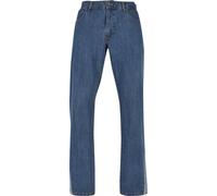 Urban Classics Herren Organic Triangle Denim mid Indigo Washed, 38