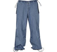 Bequeme Jeans URBAN CLASSICS "Urban Classics Herren Parachute Jeans Pants", Herren, Gr. M, US-Größen, blau (light blau washed), 100% Baumwolle, unifarben, Jeans (20606867-M) light blau washed