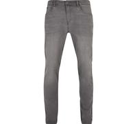 Bequeme Jeans URBAN CLASSICS "Urban Classics Herren Stretch Denim Pants", Herren, Gr. 38, Normalgrößen, grau (midgrau), 98% Baumwolle, 2% Elasthan, unifarben, normal, Jeans (79164416-38) midgrau