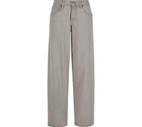 Bequeme Jeans URBAN CLASSICS "Urban Classics Ladies Mid Waist 90´s Jeans", Damen, Gr. 29, Normalgrößen, lighter dirty washed, 100% Baumwolle, unifarben, Jeans (12185629-29) lighter dirty washed
