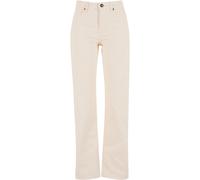 Bequeme Jeans URBAN CLASSICS "Urban Classics Ladies Straight Fit Denim", Damen, Gr. 29, Normalgrößen, sandweiß, 100% Baumwolle, unifarben, normal, Jeans (35140520-29) sandweiß