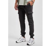 bequeme Just Rhyse Herren Jeans Kordelzug Taschen 360 g/m² mit Baumwolle Grau S