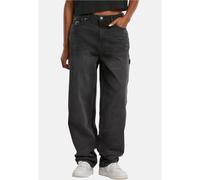 Bequeme Jeans KARL KANI "Karl Kani Karl Kani OG Baggy Workwear Denim vintage", Damen, Gr. 30, Normalgrößen, schwarz, 100% Baumwolle, unifarben, normal, Jeans (44284119-30) schwarz