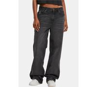 Bequeme Jeans KARL KANI "Karl Kani Karl Kani OG Five Pocket Straight Leg Denim vintage", Damen, Gr. 28, Normalgrößen, schwarz, 100% Baumwolle, unifarben, Jeans (68980052-28) schwarz