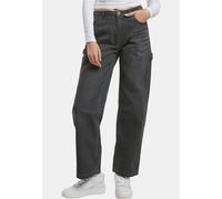 Bequeme Jeans KARL KANI "Karl Kani Karl Kani OG Baggy Workwear Pants", Damen, Gr. XXS, US-Größen, anthrazit, 98% Baumwolle, 2% Elasthan, unifarben, Jeans (12185244-XXS) anthrazit