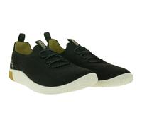 Bequeme KEEN KNX Knit Lace Damen Barfußschuhe Atmungsaktive Freizeitschuhe mit Strick-Obermaterial 1030078 Schwarz 37
