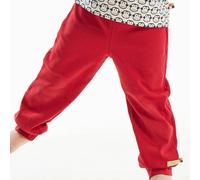 Bequeme Mitwachshose Bündchen rot 68