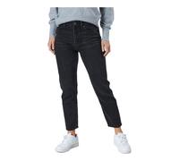 Straight-Jeans ONLY "ONLEMILY HW STR ANK DNM NAS997 NOOS" Gr. 30, Länge 30, schwarz (black denim) Damen Jeans Ankle 7/8 (72165950-30)