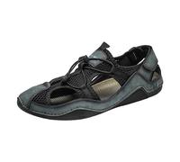 Bequeme Outdoor Sportsandalen Herren Ledersandalen Fischer Wasserschuhe Weiche Sohle Wanderschuhe Geschlossene Sandalen Wat Sandalen Freizeitsandale Slip On Strandsandalen