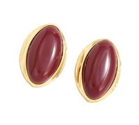 Bequeme ovale Gesichtsohrringe, geometrische Ohraccessoires mit breitem Gesicht, stilvoller Harzschmuck für den Alltag Harzohrringe