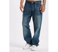 bequeme Rocawear Herren Jeans Reißverschluss mit Baumwolle Blau W36/L32