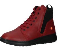 Bequeme softinos Stiefelette Schnürschuhe für Damen P900713 004 Rot 38