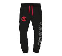Bequeme Spiderman Freizeit- / Jogging- Hose für Jungen, schwarz, Größen 92 bis 134