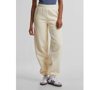 bequeme Urban Classics Damen Hose 330 g/m² mit Baumwolle Ecru-Weiß L