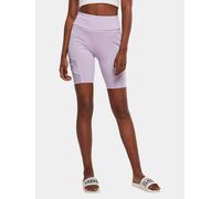 Urban Classics Ladies High Waist Tech Mesh Cycle Shorts in Gr. M in Violet