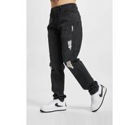 bequeme Urban Classics Damen Jeans Denim mit Baumwolle Schwarz 27