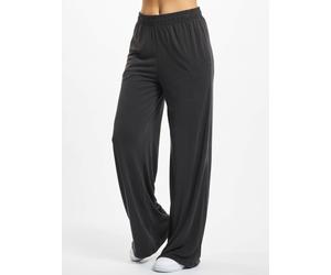 bequeme URBAN CLASSICS Damen Jeans Kordelzug 105 g/m² Schwarz XXL