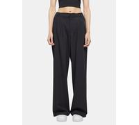 Urban Classics Hose TB6103 – Ladies Ultra Wide Pleat-Front Pants Damen Schwarz Gr. 32