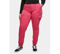 bequeme Urban Classics Damen Jeans Stretch Reißverschluss Taschen mit Baumwolle Pink 27