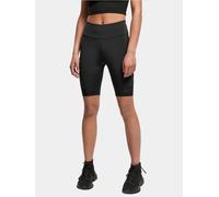 Urban Classics Damen Ladies High Waist Tech Mesh Cycle Shorts, Black, M