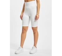 Urban Classics Ladies High Waist Cycle Shorts White Größe: M | Kurze Sporthosen Outlet | Damen | Weiß
