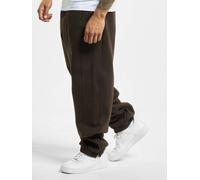 Jogginghose URBAN CLASSICS "Urban Classics Herren Sweatpants", Herren, Gr. L, US-Größen, braun, 65% Baumwolle, 35% Polyester, unifarben, loose fit, Hosen Jogginghose (52508869-L) braun