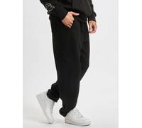 bequeme URBAN CLASSICS Herren Hose Taschen Rippbündchen 380 g/m² mit Baumwolle Schwarz 5XL