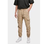 Urban Classics Herren Cargo Jogginghose – Regular Fit, Baumwolle, Cargo-Taschen, Unionbeige XL