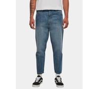 Urban Classics Cropped Tapered Jeans in Gr. 38 in Blau