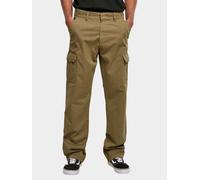 bequeme Urban Classics Herren Jeans Straight Fit Taschen 320 g/m² mit Baumwolle Oliv-Grün 42