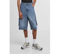 Urban Classics Jeansshorts TB7367 Relaxed - Cargo Denim, Mid Deep Blue Washed, Gr. 42