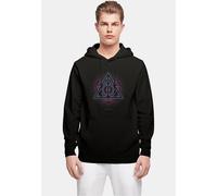 bequemer Absolute Cult Herren Hoodie Rippstrick Kapuze 270 g/m² Schwarz 3XL