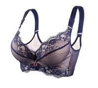 Bequemer BH Damen Trim Sports Einstellbar atmungsaktiv Spitze Plus Frauen BH Extra-elastische Größe Bustier