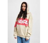 bequemer Dangerous DNGRS Damen Hoodie Oversize mit Baumwolle Beige XXL