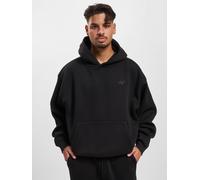 bequemer DEF Herren Hoodie Rippstrick Kapuze Schwarz XL