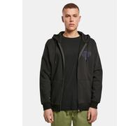 bequemer Mister Tee Herren Hoodie Reißverschluss Kapuze 300 g/m² mit Baumwolle Schwarz 4XL