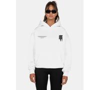 bequemer MJ Gonzales Damen Hoodie Oversize 460 g/m² mit Baumwolle Weiß M