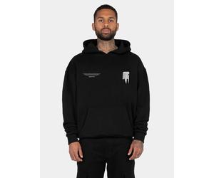 bequemer MJ GONZALES Herren Hoodie Rippbündchen Kapuze 460 g/m² mit Baumwolle Schwarz XS