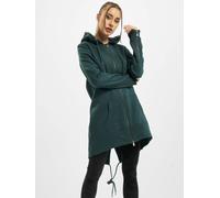Urban Classics Damen Sweat Parka - Zip-Hoodie mit Kapuze, Baumwollmix, Gr. L, bottlegrün