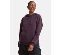 bequemer Urban Classics Damen Hoodie Rippbündchen Kapuze 330 g/m² mit Baumwolle Violett M